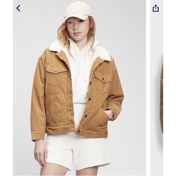 GAP Corduroy and Sherpa Jacket - Picture 3 of 9